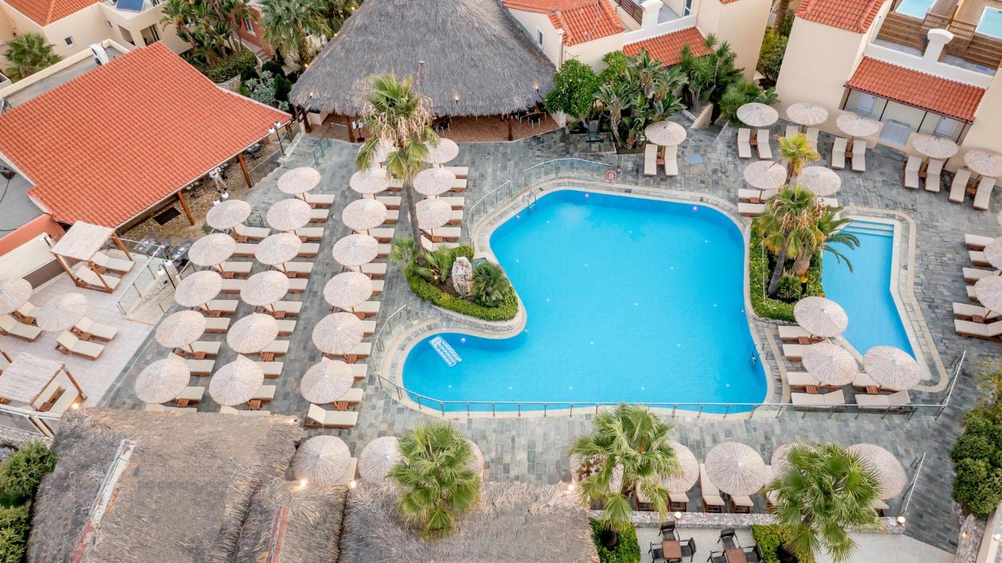 Eurohotel Theo Hotel Агия-Марина Экстерьер фото
